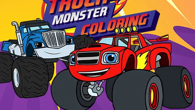 Blaze Monster Truck Coloring Book