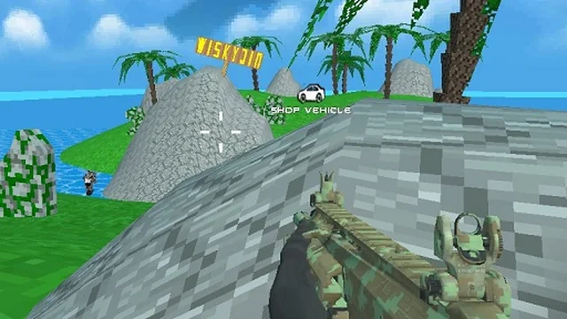 Blocky Combat SWAT Desert Storm Zombie