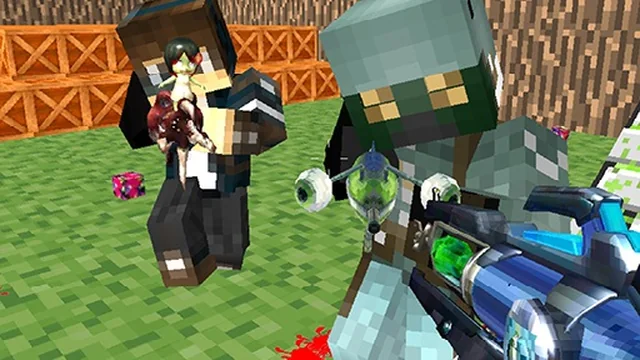 Blocky Gun Paintball