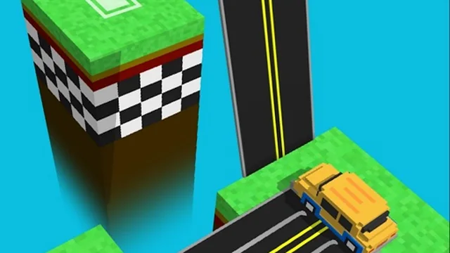 Blocky Taxy ZigZag game thumbnail