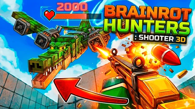 Brainrot Hunters: Shooter 3D