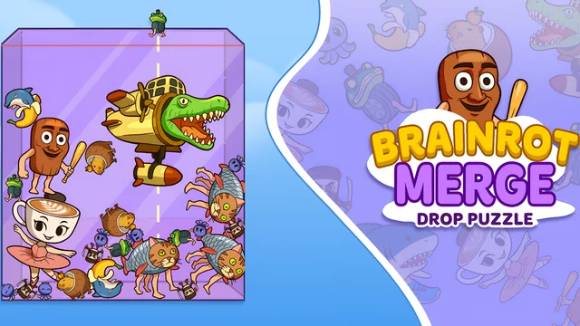Brainrot Merge: Drop Puzzle