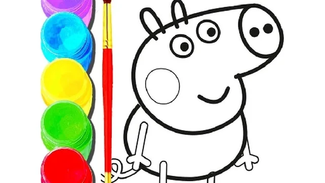 BTS Peppa Pig Coloring