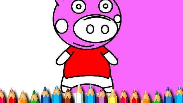BTS Pig Coloring Game