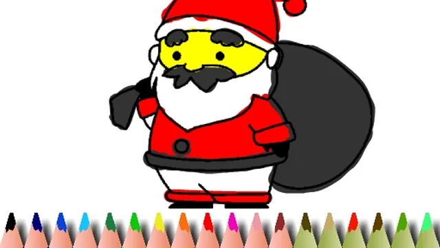 BTS Santa Claus Coloring game thumbnail