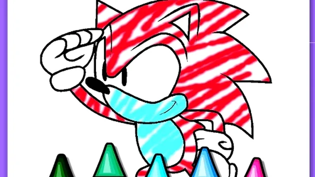 BTS Sonic Coloring Book
