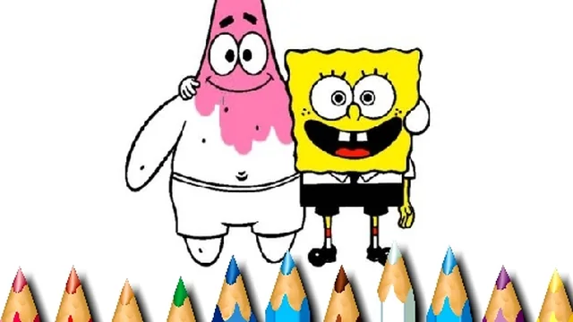 BTS Sponge Bob Coloring game thumbnail