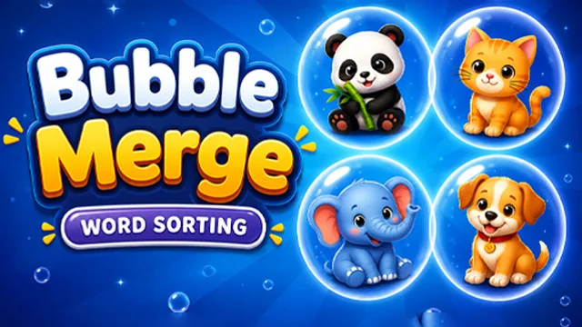 Bubble Merge: Word Sort