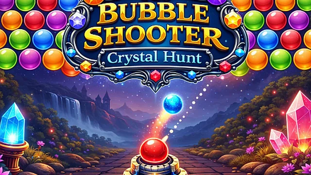 Bubble Shooter Crystal Hunt