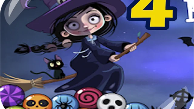 Bubble Shooter Funny Halloween Paper Fold