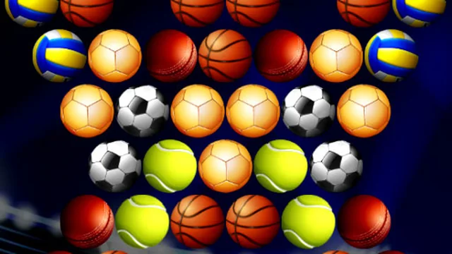 Bubble Shooter Golden Football game thumbnail