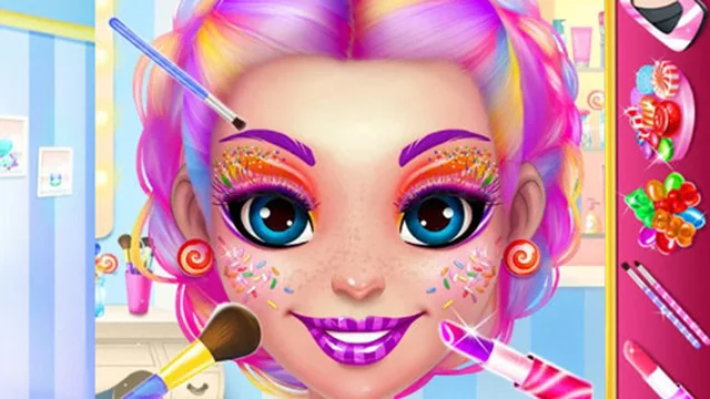 Candy Makeup Fashion Girl