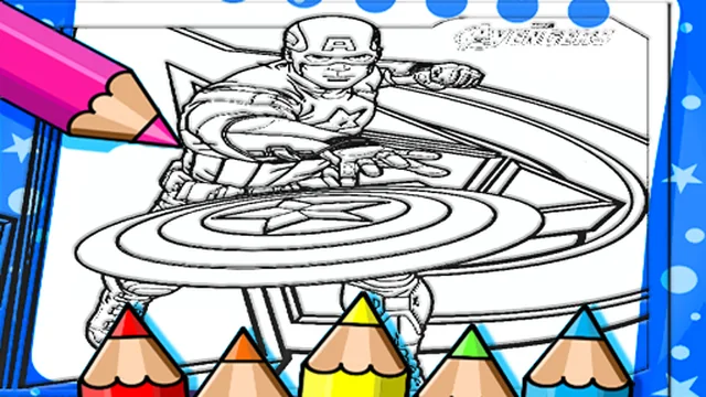Captain America Coloring