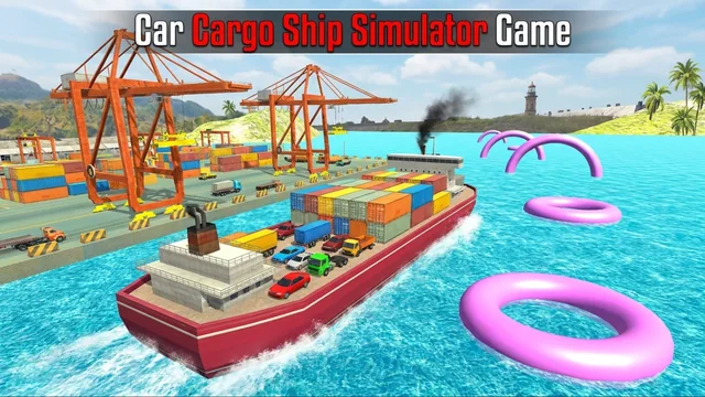 Car Cargo Ship Simulator Game
