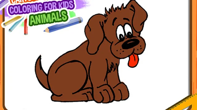 Cartoon Coloring Book for Kids - Animals