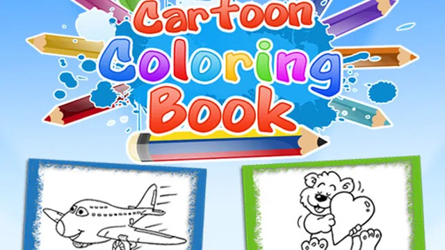 Cartoon Coloring Book Game