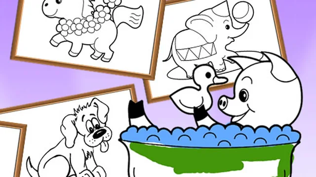 Cartoon Coloring for Kids - Animals