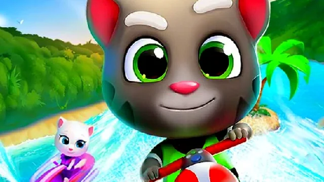 Cartoon Talking Tom Jigsaw Puzzle game thumbnail