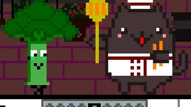Cat Chef and Broccoli