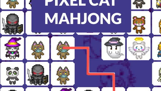 Cat Pixel Mahjong game thumbnail