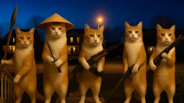 Cat with a Gun Clicker Evolution