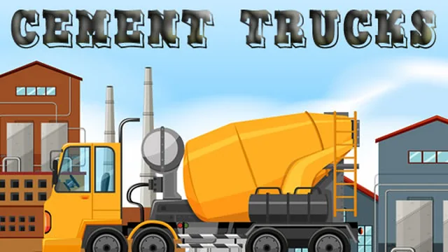 Cement Trucks Hidden Objects
