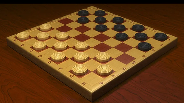 Checkers Dama chess board game thumbnail