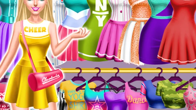 Cheerleader Magazine Dress & Makeover for Girls