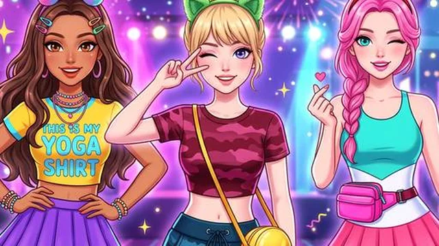 Cheerleader Magazine Dressup game thumbnail