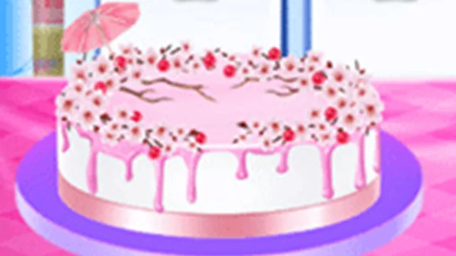 Cherry Blossom Cake Cooking - Food Game