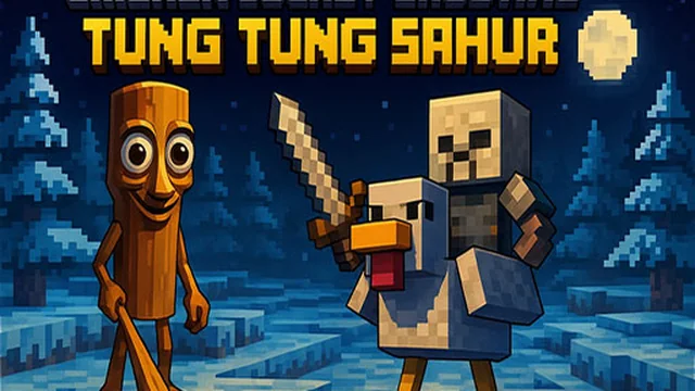 Chicken Jockey Shooting Tung Tung Sahur