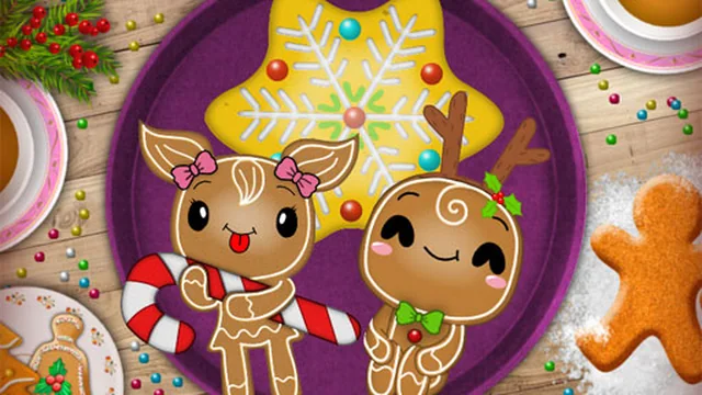 Christmas Gingerbread - Color Me