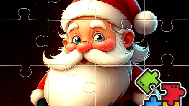 Christmas Puzzle With Santa