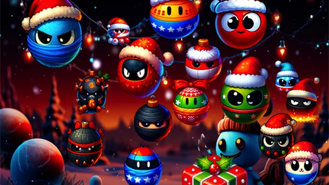 Christmas Rush : Red and Friend Balls