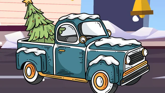 Christmas Trucks Hidden Bells