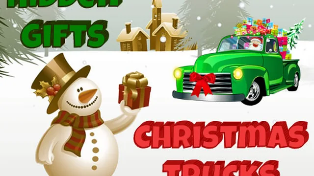 Christmas Trucks Hidden Gifts