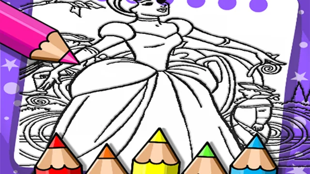 Cinderella Color Book