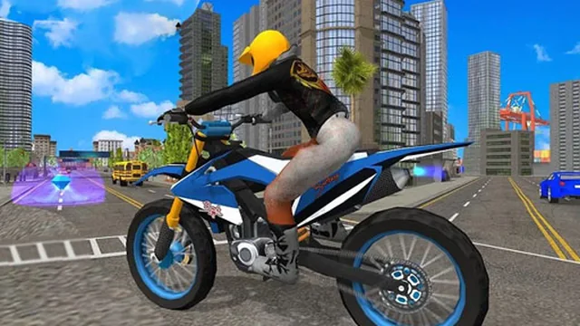 City Bike Stunt Racing game thumbnail