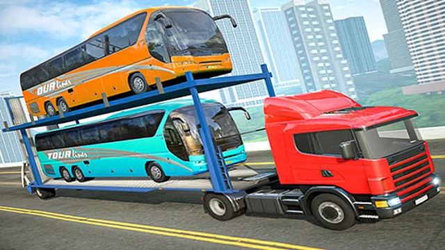 City Bus Transport Truck Free Transport Games