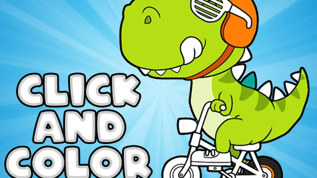 Click And Color Dinosaurs