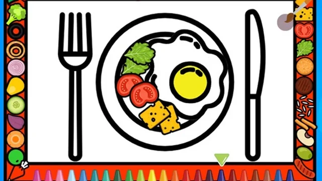 Color and Decorate Dinner Plate