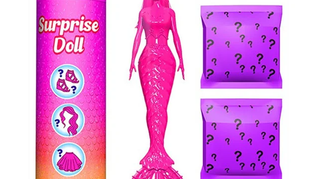 Color Reveal Mermaid Doll