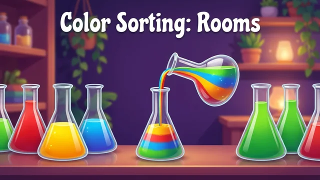 Color Sorting: Rooms
