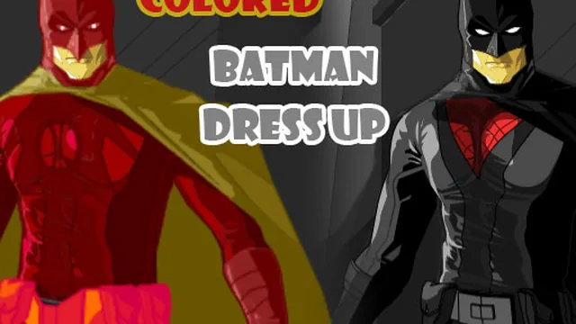 Colored Batman Dress Up