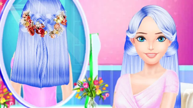 Colorful Braid Hairstyle Making