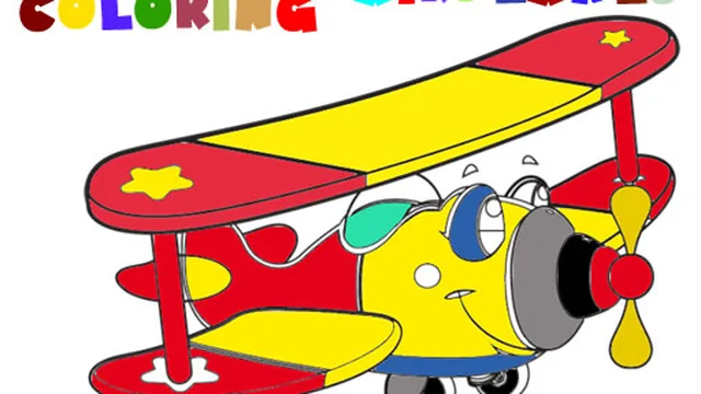 Coloring Book- Airplane V 2.0