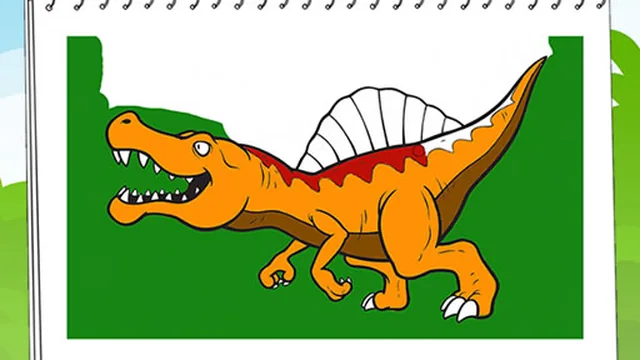 Coloring Book Dinosaurs
