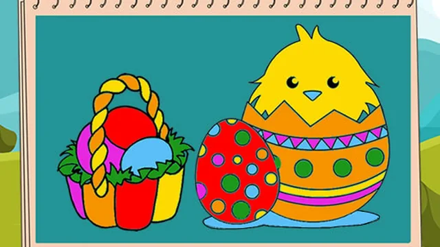 Coloring Book Easter