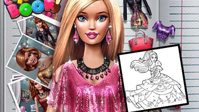 Coloring Book for Barbie