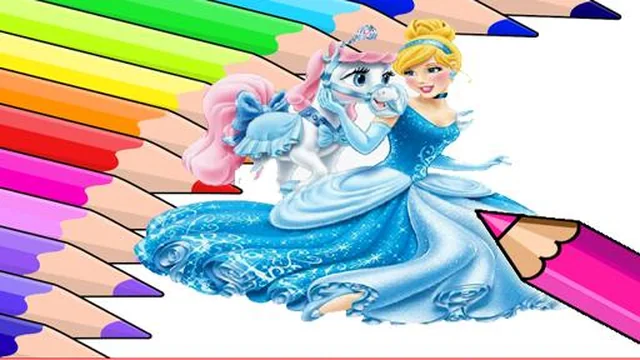 Coloring Book for Cinderella